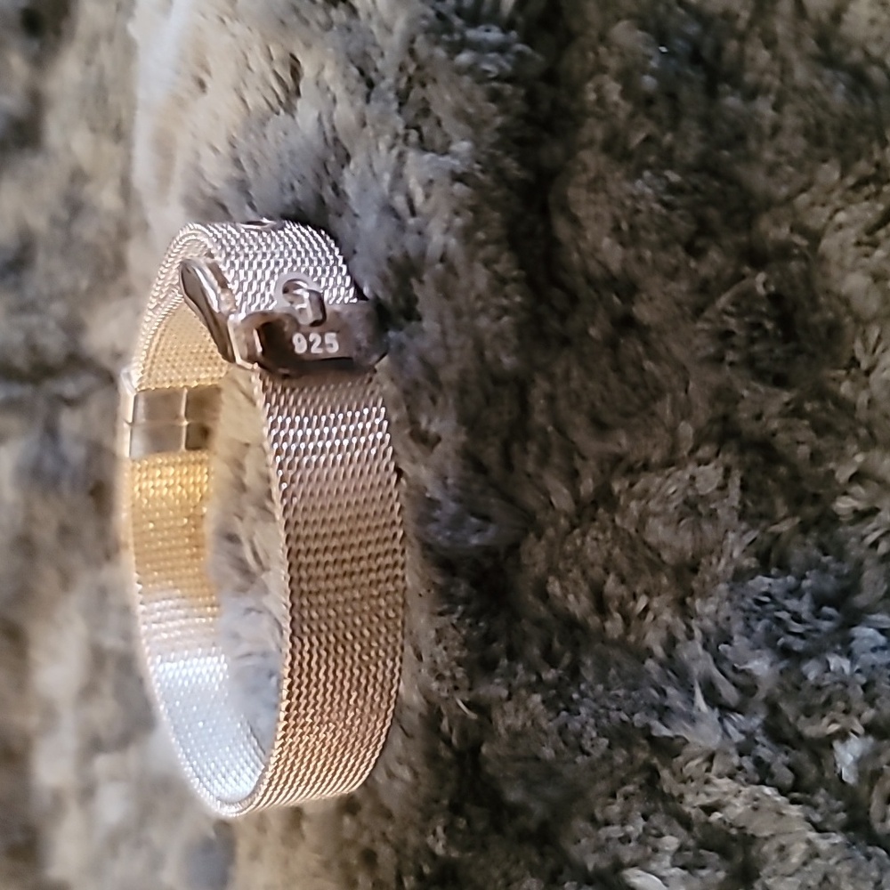 Sterling Silver 925 Buckle Braclet - image 4